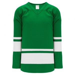 H6400 League Hockey Jersey - Kelly/White - Front