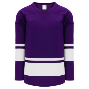 H6400 League Hockey Jersey - Purple/White - Front