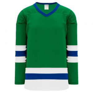 H6500 League Hockey Jersey - Kelly/Royal/White - Front