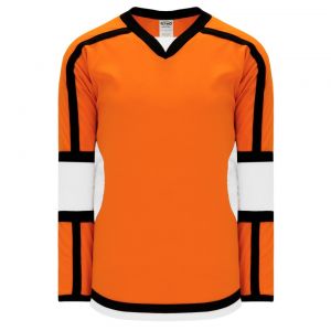 H7000 Select Hockey Jersey - Orange/Black/White - Front