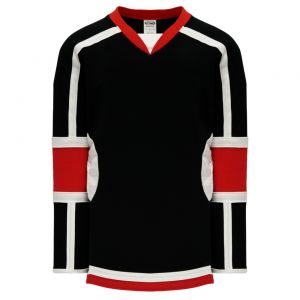 H7000 Select Hockey Jersey - Black/Red/White - Front