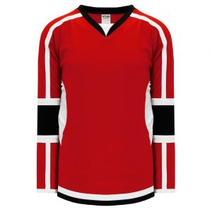 H7000 Select Hockey Jersey - Red/Black/White - Front
