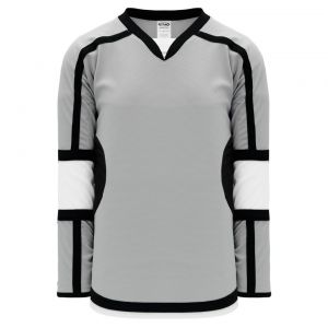 H7000 Select Hockey Jersey - Grey/White/Black - Front