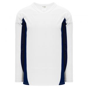 H7100 Select Hockey Jersey - White/Navy - Front
