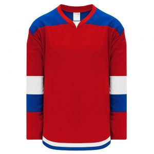 H7400 Select Hockey Jersey - Red/Royal/White - Front