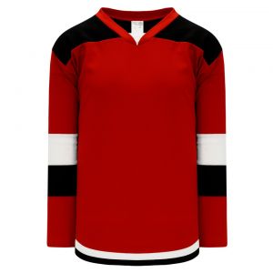 H7400 Select Hockey Jersey - Red/Black/White - Front