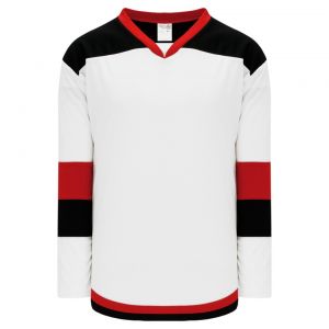 H7400 Select Hockey Jersey - White/Black/Red - Front
