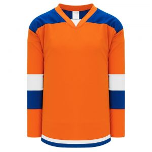 H7400 Select Hockey Jersey - Orange/Royal/White - Front