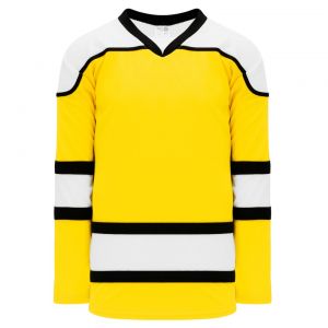 H7500 Select Hockey Jersey - Maize/Black/White - Front
