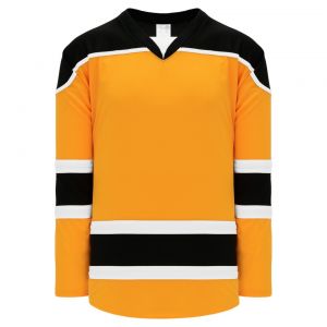 H7500 Select Hockey Jersey - Gold/White/Black - Front