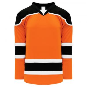 H7500 Select Hockey Jersey - Orange/Black/White - Front