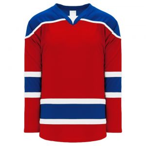 H7500 Select Hockey Jersey - Red/Royal/White - Front