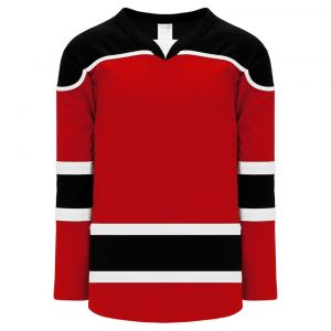 H7500 Select Hockey Jersey - Red/Black/White - Front