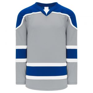 H7500 Select Hockey Jersey - Grey/Royal/White - Front