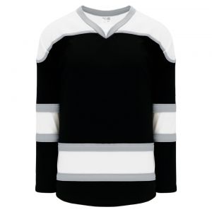 H7500 Select Hockey Jersey - Black/Grey/White - Front