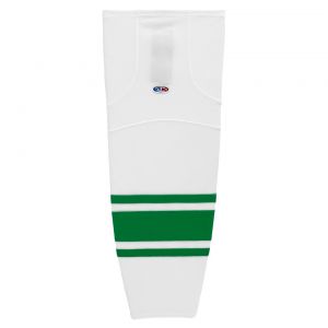 HS2100 Lightweight Pro Hockey Socks - White/Kelly - Front