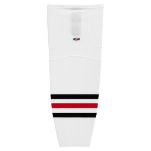 HS2100 Lightweight Pro Hockey Socks - Chicago White - Front