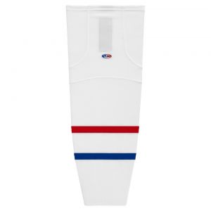 HS2100 Lightweight Pro Hockey Socks - Montreal White - Front