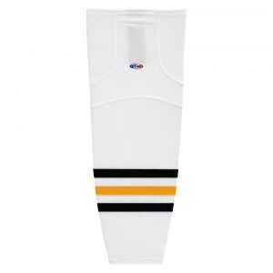 HS2100 Lightweight Pro Hockey Socks - Pittsburgh White - Front