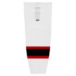 HS2100 Lightweight Pro Hockey Socks - New Jersey White - Front