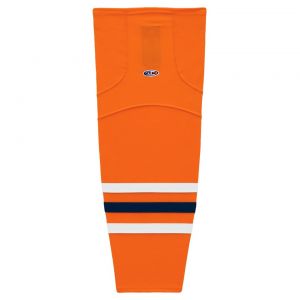 HS2100 Lightweight Pro Hockey Socks - 2017 Edmonton Orange - Front
