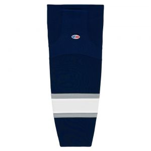 HS2100 Lightweight Pro Hockey Socks - 2002 Edmonton 3rd Navy - Front