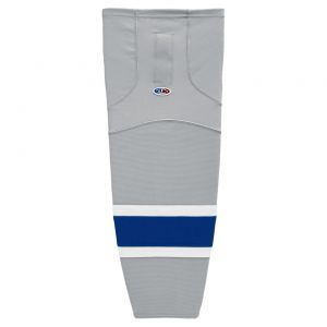 HS2100 Lightweight Pro Hockey Socks - Grey/Royal/White - Front