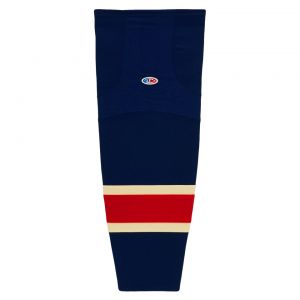 HS2100 Lightweight Pro Hockey Socks - New York Rangers Heritage Navy - Front