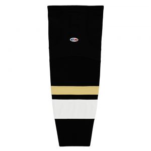 HS2100 Lightweight Pro Hockey Socks - New Pittsburgh 3rd Black - Front