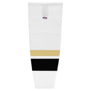 HS2100 Lightweight Pro Hockey Socks - New Pittsburgh 3rd White - Front