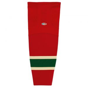 HS2100 Lightweight Pro Hockey Socks - 2007 Minnesota Red - Front