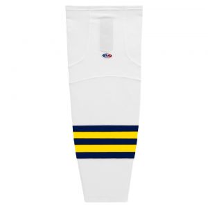 HS2100 Lightweight Pro Hockey Socks - 2011 Michigan White - Front
