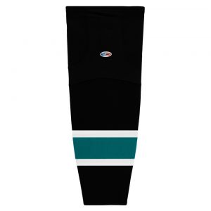 HS2100 Lightweight Pro Hockey Socks - 2008 San Jose 3rd Black - Front