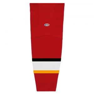 HS2100 Lightweight Pro Hockey Socks - 2013 Calgary Red - Front