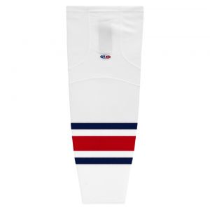 HS2100 Lightweight Pro Hockey Socks - 2010 Columbus White - Front