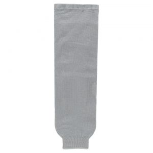 HS630 Knitted Solid Hockey Socks - Grey - Front