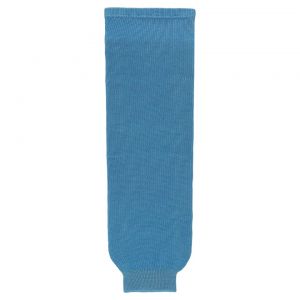 HS630 Knitted Solid Hockey Socks - Sky Blue - Front