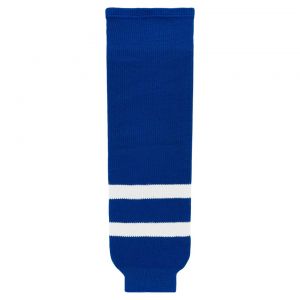 HS630 Knitted Striped Hockey Socks - 2016 Toronto Royal - Front
