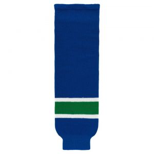 HS630 Knitted Striped Hockey Socks - 2004 Vancouver Royal - Front