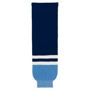 HS630 Knitted Striped Hockey Socks - 2010 Florida 3rd Navy - Front