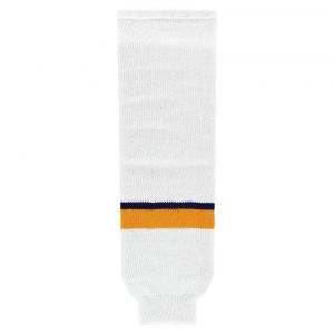 HS630 Knitted Striped Hockey Socks - 2017 Nashville White - Front