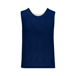 LF302 Reversible Field Lacrosse Jersey - Navy/White - Front