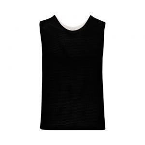 LF302 Reversible Field Lacrosse Jersey - Black/White - Front