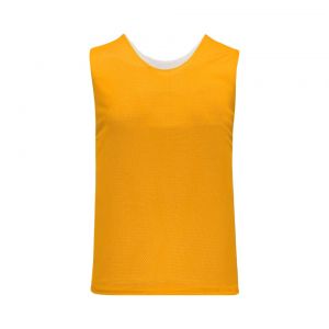 LF302 Reversible Field Lacrosse Jersey - Gold/White - Front