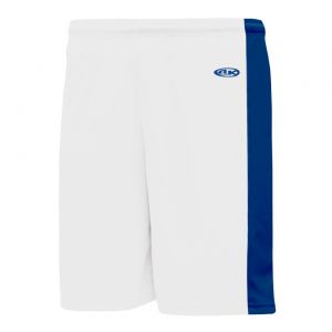 SS9145 Soccer Shorts - White/Royal - Front