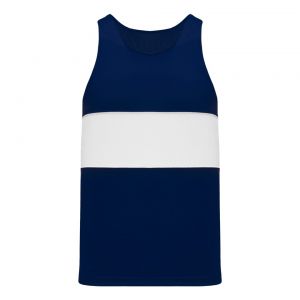 T220 Track Jersey - Navy/White - Front