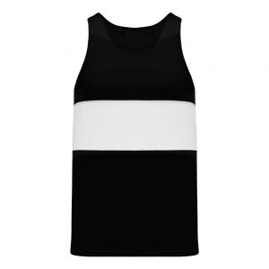 T220 Track Jersey - Black/White - Front