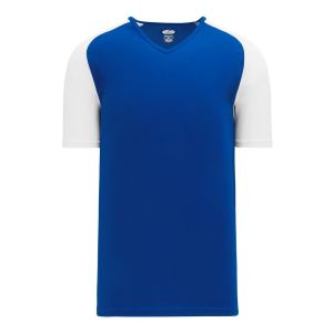 Athletic Knit S1375-206 Soccer Jersey - Royal/White - Primary