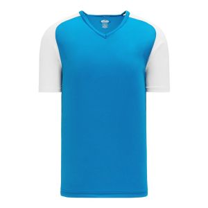 Athletic Knit S1375-289 Soccer Jersey - Pro Blue/White - Primary
