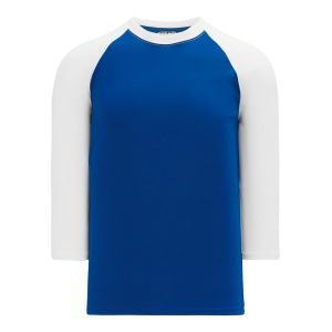 Athletic Knit S1846-206 Soccer Long Sleeve Shirt - Royal/White - Primary